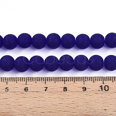 Transparent Glass Beads Strands GLAA-T032-T8mm-MD15-1