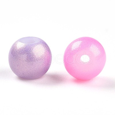 Baking Paint Glass Pearl Beads DGLA-S115-6mm-MK-1