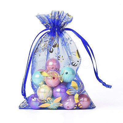 Organza Drawstring Jewelry Pouches OP-I001-A07-1