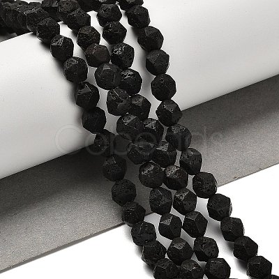 Natural Lava Rock Beads Strands G-G175-B15-01-1