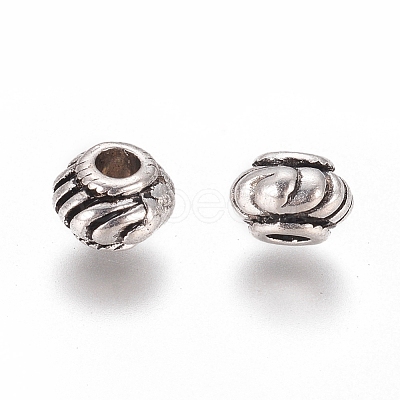 Tibetan Style Spacer Beads TIBEB-Q39-AS-LF-1
