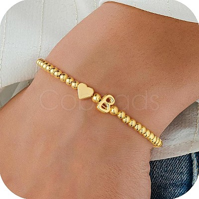Alloy Beads Stretch Bracelets for Women FS-WG09F24-22-1