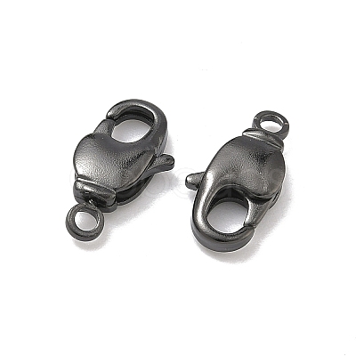Brass Lobster Claw Clasps KK-B170-08B-1