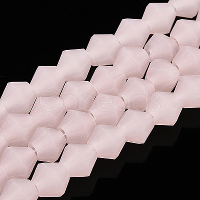 Imitation Jade Frosted Glass Bead Strands EGLA-A039-J6mm-MD07-1