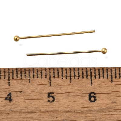 Brass Ball Head Pins KK-H502-03C-G-1