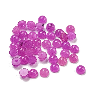Natural White Jade Dyed Cabochons G-H309-03-37-1