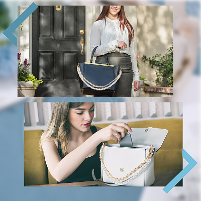 PU Leather & Plastic Pearl Phone Hand Strap Chains AJEW-WH20048-12A-1