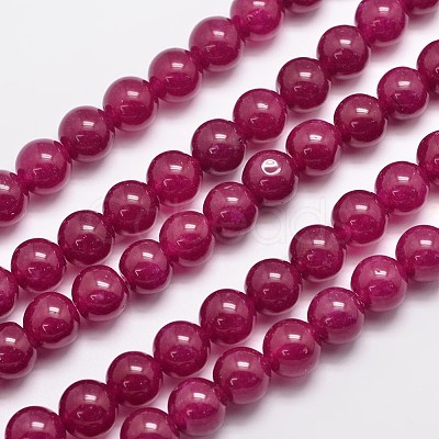 Natural & Dyed Malaysia Jade Bead Strands X-G-A146-10mm-A15-1