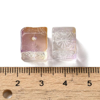 Transparent Glass Beads GLAA-D025-02I-1