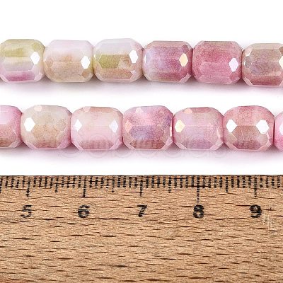 Anti-Tarnish Electroplate Glass Beads Strands EGLA-N027-03A-06-1