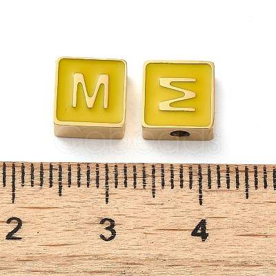 304 Stainless Steel Enamel Beads STAS-L022-293G-M-1