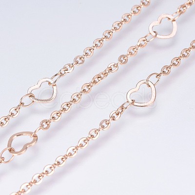 Ion Plating(IP) 304 Stainless Steel Cable Chains CHS-E017-01RG-1