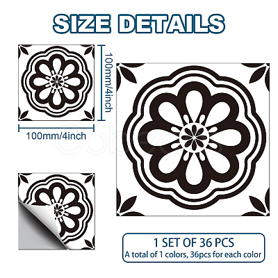 Waterproof PVC Tile Stickers DIY-WH0454-034-1