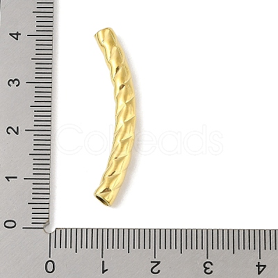 304 Stainless Steel Curved Tube Beads STAS-M071-03E-G-1