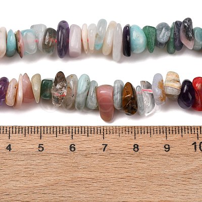 Natural Mixed Stone Beads Strands G-Z155-B03-01-1