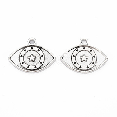 Tibetan Style Alloy Pendant Enamel & Rhinestone Settings TIBEP-N010-002AS-RS-1