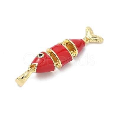 Brass Micro Pave Cubic Zirconia Pendants KK-H255-01C-G01-1