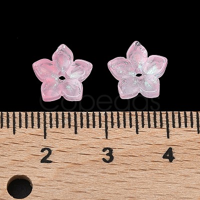 Dyed & Heated Glass Bead Caps X-GLAA-Z019-02-1