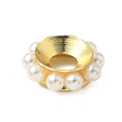 Brass European Beads KK-K293-49G-1