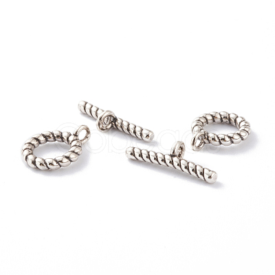 Brass Toggle Clasps KK-A149-18AS-1