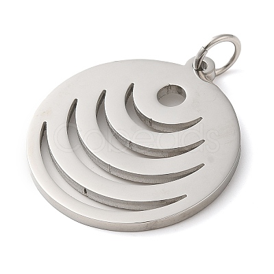 Non-Tarnish 304 Stainless Steel Pendants STAS-C086-05C-P-1