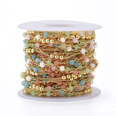 Handmade Brass Curb Chains CHC-I035-02G-02-1