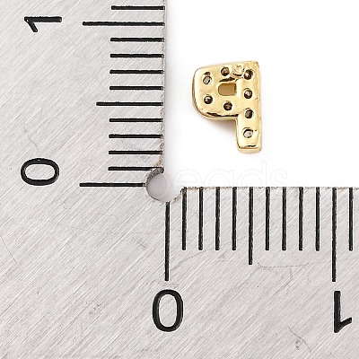 Rack Plating Brass Micro Pave Cubic Zirconia Cabochons KK-F874-04G-P-1