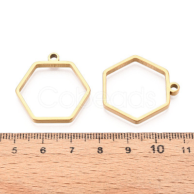 201 Stainless Steel Pendants STAS-T064-84G-03-1
