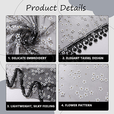 2Pcs 2 Colors Cloth Polyester Headbands for Woman OHAR-CY0001-03-1