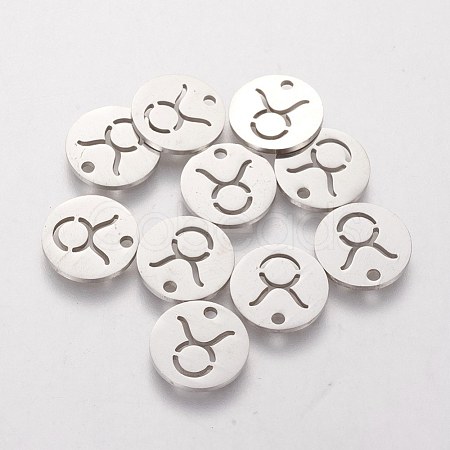 Non-Tarnish 304 Stainless Steel Charms STAS-Q201-T095-2-1