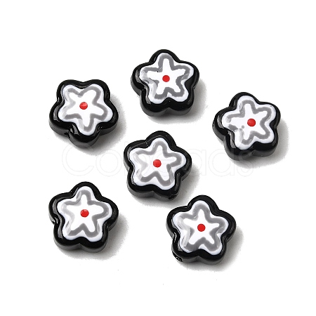Handmade Glass Enamel Beads GLAA-K070-03I-1