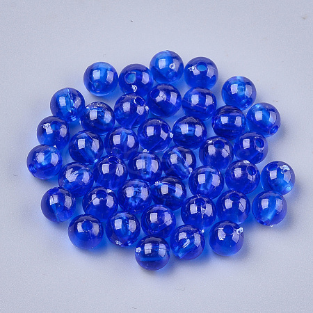 Transparent Plastic Beads KY-T005-6mm-640-1