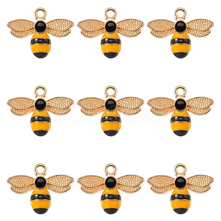 Alloy Enamel Pendants X1-ENAM-S121-174D-RS-1