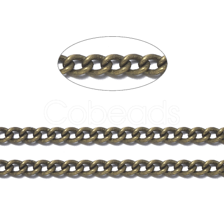 Brass Curb Chains CHC-S009-001AB-NF-1