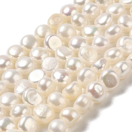 Natural Cultured Freshwater Pearl Beads Strands PEAR-E017-02-1