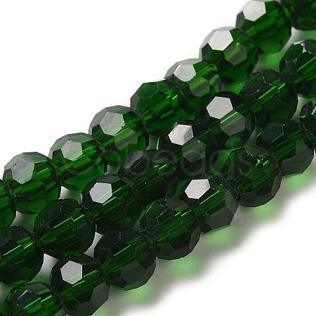 Transparent Glass Beads X-EGLA-A035-T6mm-D10-1