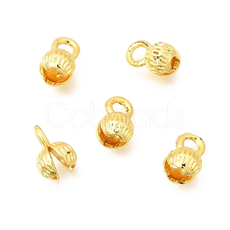 Brass Bead Tips KK-Z156-04G-01-1