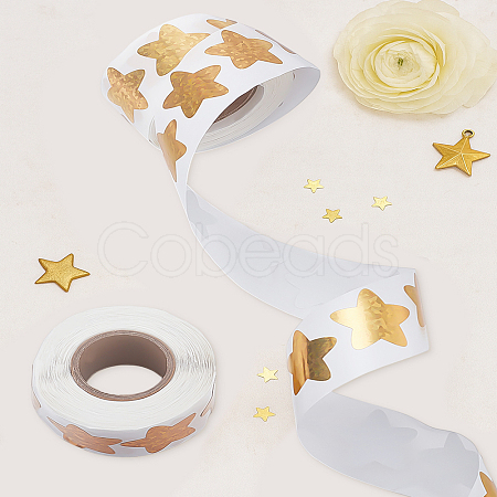 2 Rolls Laser Adhesive Roll Sticker Labels DIY-LP0006-29-1