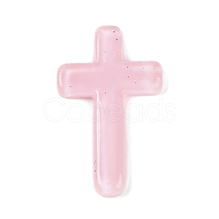 Cross Resin Cabochons RESI-Q014-04D-1