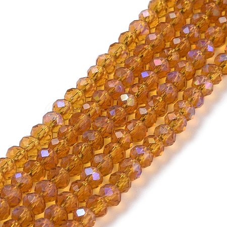 Electroplate Glass Beads Strands EGLA-A034-T1mm-L01-1