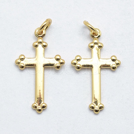 Brass Pendants KK-J279-30G-NR-1