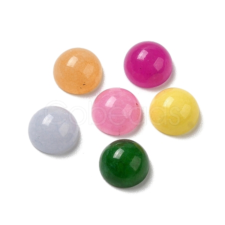 Natural White Jade Cabochons G-D066-01B-1