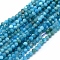 Natural Apatite Beads Strands, Faceted, Round, 2mm, Hole: 0.5mm, about 150pcs/strand, 15.35 inch(39cm).