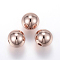 Ion Plating(IP) 202 Stainless Steel Rondelle Spacer Beads, Rose Gold, 6x5mm, Hole: 1.8mm