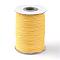 Korean Waxed Polyester Cord, Gold, 1mm, about 85yards/roll