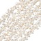 Natural Cultured Freshwater Pearl Beads Strands, Rice, Antique White, 5~7x4~4.5mm, Hole: 0.6mm, about 90pcs/strand, 12.80''(32.5cm)