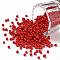 Baking Paint Glass Seed Beads, Red, 12/0, 1.5~2mm, Hole: 0.5~1mm, about 30000pcs/bag