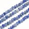 Natural Sodalite Beads Strands, Faceted, Round, Blue, 2mm, Hole: 1mm, about 185~200pcs/strands, 15.4 inch