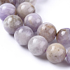 Natural Lavender Amethyst Beads Strands X-G-L555-01-10mm-2