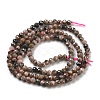 Argentina Natural Rhodonite Beads Strands G-G140-A01-02-3